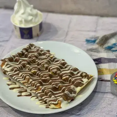 Waffle Nutella With Ice Cream